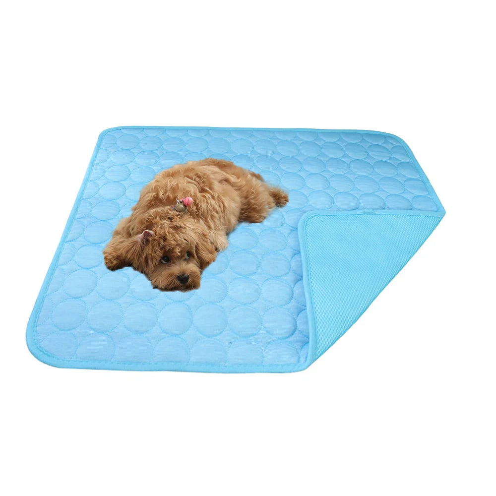 Self-Cooling Summer Ice Pad Non-Toxic Pet Ice Pad Waterproof Pet Summer Cool Mat