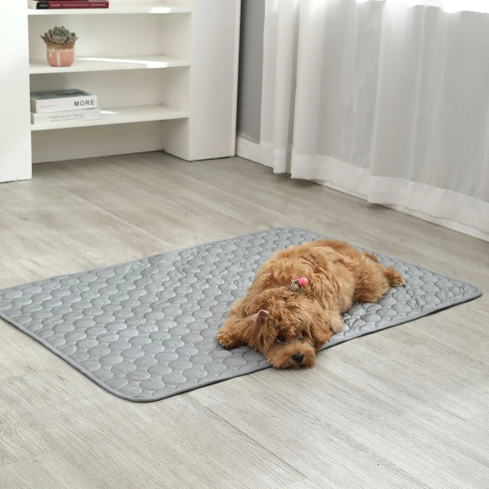 Self-Cooling Summer Ice Pad Non-Toxic Pet Ice Pad Waterproof Pet Summer Cool Mat